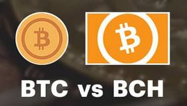 bch vs btc 2018